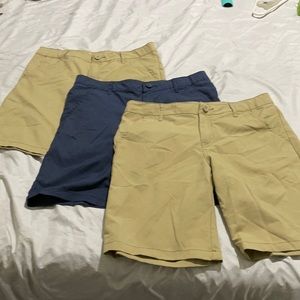 Three pairs of cat and Jack boys shorts